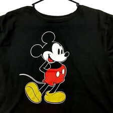 Mickey Mouse Juniors Crop T Shirt Large Disney Disneyland Youth * picture