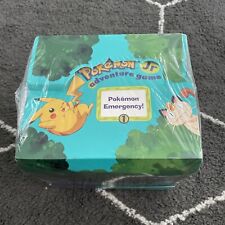 1999 Pokemon Jr. Adventure Game Pokemon Emergency NOS VTG New Sealed 8 Pack Case picture