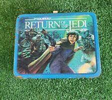 Vintage 1983  Star Wars Return Of The Jedi  Lunch Box Ewok Jabba The Hut picture