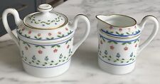Raynaud Limoges France LAFAYETTE LA FAYETTE  Covered Sugar Bowl and Creamer picture
