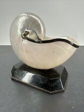 Vintage Maitland Smith Marble Base W/ Mother Of Pearl Shell Statement Piece picture