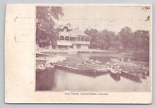 Boat House Lincoln Park Chicago Illinois c1907 Antique Postcard picture