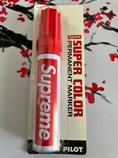 NIB Supreme Pilot Super Color Permanent Marker Red FW18 Sealed Package picture