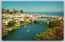 Capitola by the Sea California, Soquel Creek Capitola Beach, Vintage Postcard picture