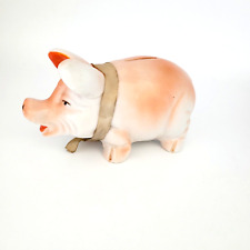 Vintage Ceramic Piggy Bank Made In Japan picture
