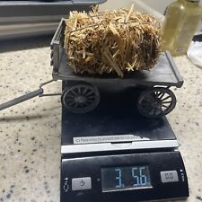 Hand Signed Michael Ricker Hay Wagon Pewter 3.5 Pounds See Pictures picture