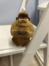 Vintage Handmade coconut  monkey rare from Colombia picture