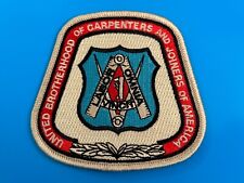 UNITED BROTHERHOOD of CARPENTERS FULLY EMBROIDERED UBC EMBLEM PATCH UnionMadeUSA picture