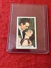 1935 Gallaher “Film Partners” FRED MacMURRAY / CLAUDETTE COLBERT Tobacco Card #2 picture