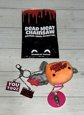 Youtooz Dead Meat Horror Channel Podcast Chainsaw Plush Keychain Clip picture