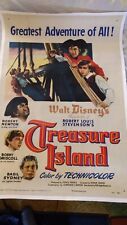 1950 Disney Movie Poster TREASURE ISLAND  27