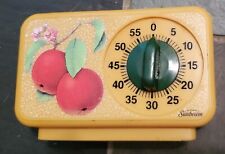 Vintage Sunbeam Kitchen Timer 1960s? Fruit Apples  picture