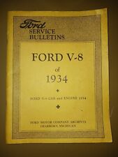 Ford Service Bulletins Ford V-8 of 1934 + Ford V-8  Polyprints 1950s Edition  picture