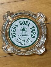 Vintage Reed’s Coal Yard Stowe PA Advertising Ashtray picture