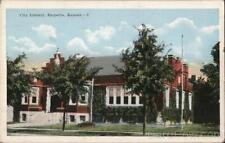 1989 Emporia,KS City Library Kropp Lyon County Kansas Antique Postcard 15c stamp picture