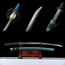 battle ready UNOKUBI-ZUKURI folded steel blade full tang katana sword sharp picture