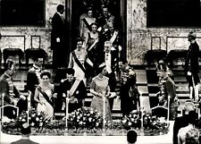LG56 1966 Original Photo QUEEN INGRID KING FREDERIK KING BAUDOUIN QUEEN FABIOLA picture