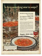 1941 Campbell's Chicken Gumbo fancy silver tureen Vintage Print Ad picture