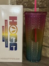 Hogg 24oz Studded Tumbler Ombre Pink Yellow picture
