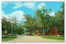c1950's Port Austin Shores Camp Ground Cottages Port Austin Michigan MI Postcard picture