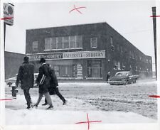 Original 1960's Press Photo University of Sudbury Ontario Canada Winter picture