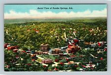 Eureka Springs AR, Aerial View City, Arkansas Vintage Postcard picture