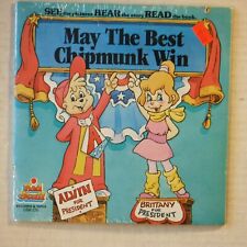 MAY THE BEST CHIPMUNK WIN – KID STUFF DBR-235 - CHILD’S BOOK /7” RECORD - SEALED picture