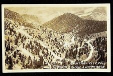 RPPC 1907-1910 AZO Real Photo Postcard Virginia Canon Switchback Central City CO picture