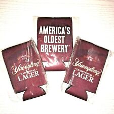 Yuengling Coozie Koozie America's Oldest Brewery Beer Soda Drink New Pkg Set 3 picture