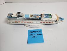 DAMAGED - Princess Cruises - Grand Princess Resin Cruise Ship 12