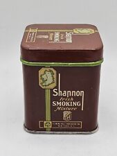 Vintage Shannon Irish Smoking Mixture Tin Fleming Hall Tobacco CO Factory T100 B picture