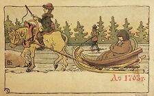 1903 First Russian New Year's cards Tsarist Russia Rare ANTIQUE POSTCARD picture