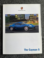 PORSCHE FIRST OFFICIAL CAYMAN S PRESTIGE SALES BROCHURE 2006 USA EDITION picture