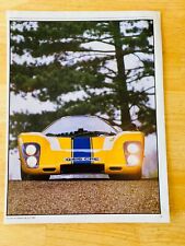 McLAREN M6GT Q416CPE POSTER ADVERT APPROX A4 FILE XL picture