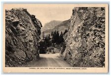 c1930's Tunnel On Million Dollar Highway Near Durango Colorado CO Postcard picture
