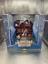 Rudolph The Red Nosed Reindeer Collectible Porcelain Village Brass Key Keepsakes picture