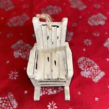 Wooden Rocking Chair Ornament Coastal, Country Chic, Coastal, Grandma, New picture