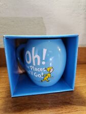 Dr SEUSS Mug Oh The Places You'll Go Blue Ceramic Coffee Cup 2017 With box  picture