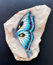Hagen Renaker Blue Butterfly Wall Plaque MCM 1959-60 Excellent Condition picture