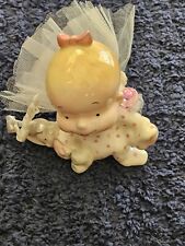 Vintage Marty Links Baby By Schmid  Girl Figurine 5 In Tall (Cake Topper?) picture
