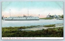 Postcard USS Reina Mercedes Training Ship Captured From Spain c1906 V12 picture