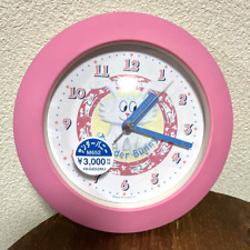 Thunder Bunny M652 Wall Clock 4KG652MJ13 Pink Rodney Alan Greenblat  from Japan picture