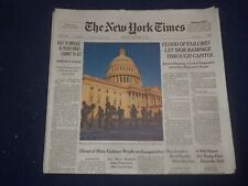 2021 JANUARY 11 NEW YORK TIMES-FLOOD OF FAILURES LET MOB RAMPAGE THROUGH CAPITOL picture