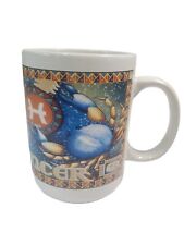 Large Zodiac Sign CANCER Coffee Mug Colorful Moon Water Crab Galaxy picture
