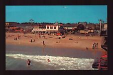 POSTCARD : MAINE - OLD ORCHARD BEACH ME - BEACH & SURF FROM PIER picture