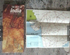 Vintage The West Of India Travel Brochure with MAP Colorful Graphics - E7G-1 picture