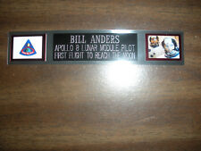 BILL ANDERS (ASTRONAUT) ENGRAVED NAMEPLATE FOR PHOTO/DISPLAY picture
