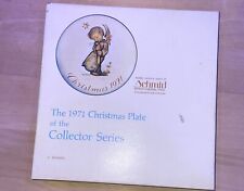 VTG Berta Hummel Christmas Plate Limited Edition 1971 SCHMID West Germany picture
