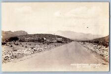 Old Mexico Postcard International Highway c1940's Vintage RPPC Photo picture