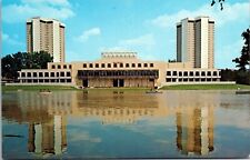 Ohio State University Drake Center Towers Dorms Olentangy Columbus Postcard 6E picture